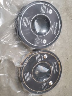 3D Printer Filament Gold And Silver