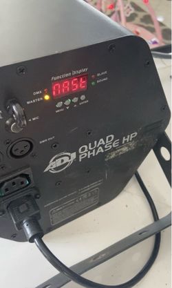 DJ lights 2x ADJ Quad Phase HP & 2x Chauvet Color Banks Lights