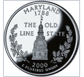 ROLL OF MARYLAND STATE QUARTERS