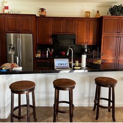 360 Suede Swivel Stools