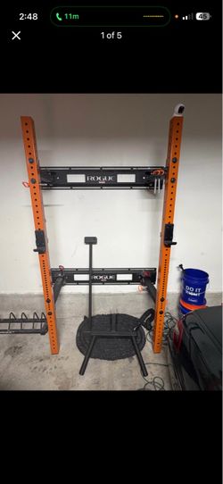 OBO Rogue wall rack with back mounts, selling as a set
