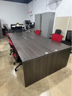 60” x 30” Office Desk with Grommet Holes
