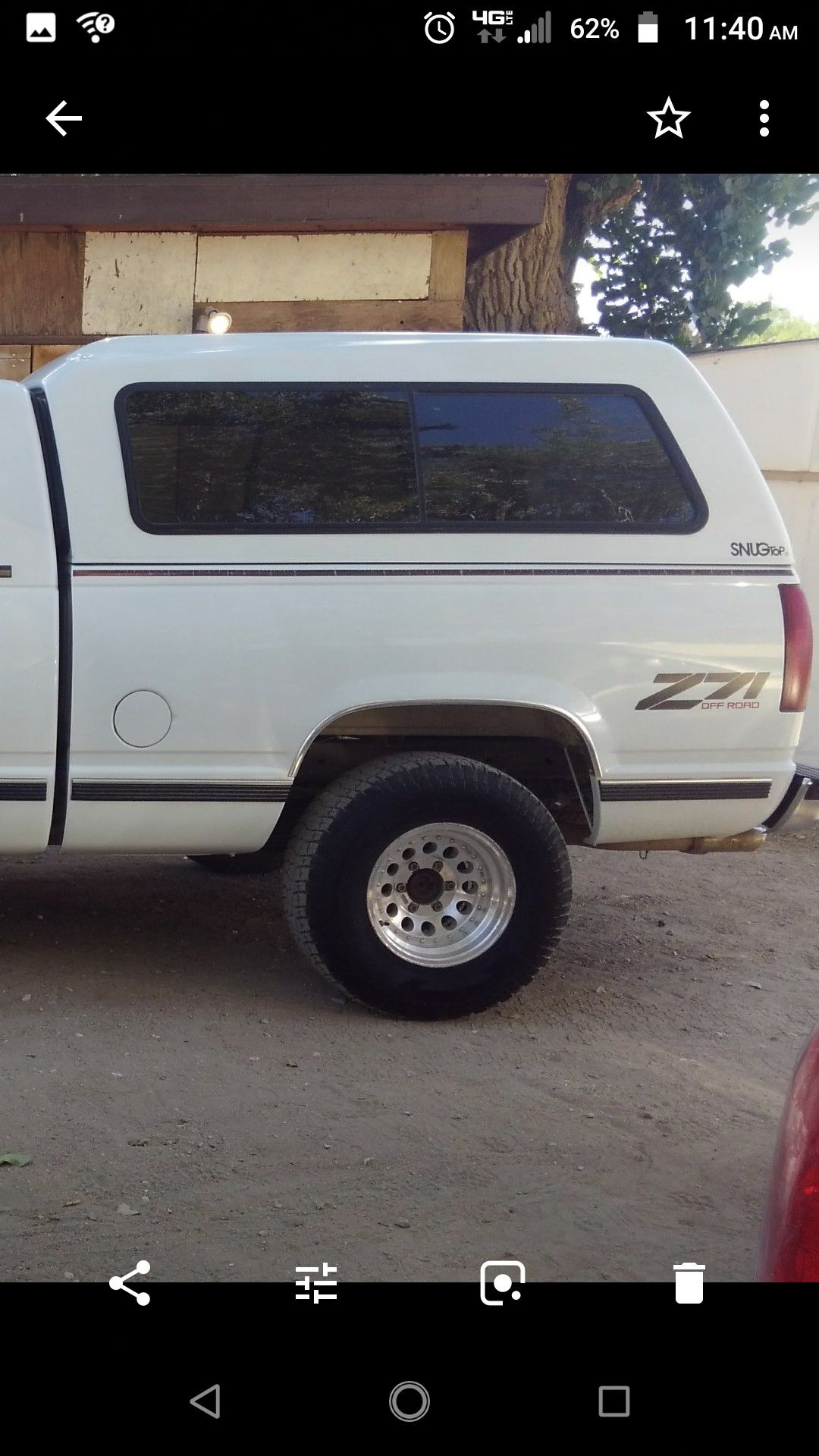 Camper shell for 90s chevy