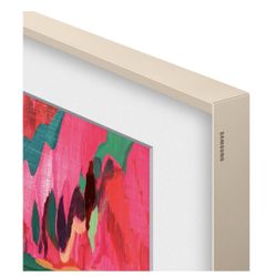 Samsung 65-inch The Frame Customizable Bezel in Sand Gold Metal