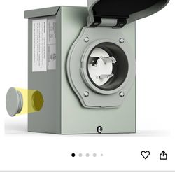 30 Amp / 125 Volt Generator Power Inlet Box