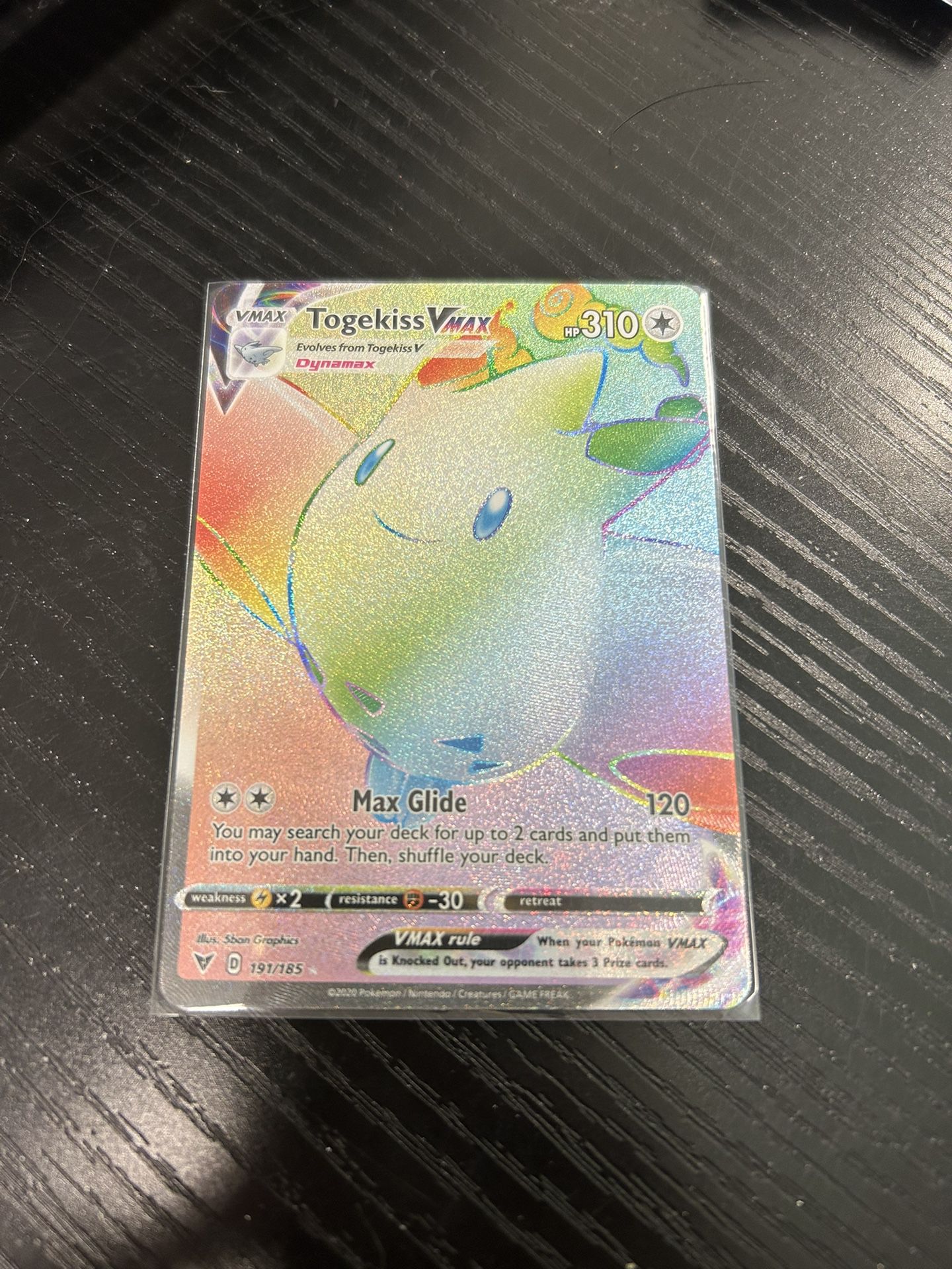 Pokemon Card Togekiss Vmax Glide 