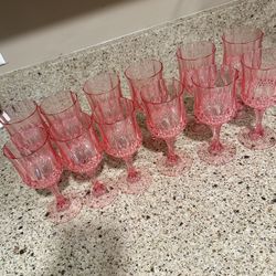 Pink Wine Glasses