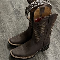 Set De Botas Y Cinto Vaquero