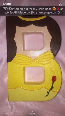 Paper Mache painted letters