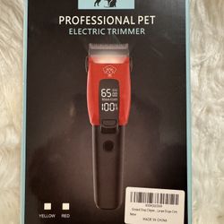 Professional Pet Electric Trimmer