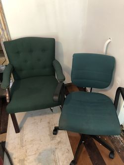 Armed chair and office chair