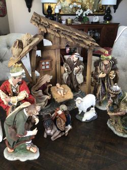 Large ornate Sam’s Club vintage. Nativity