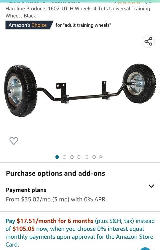 Universal Motorcycle Training Wheels