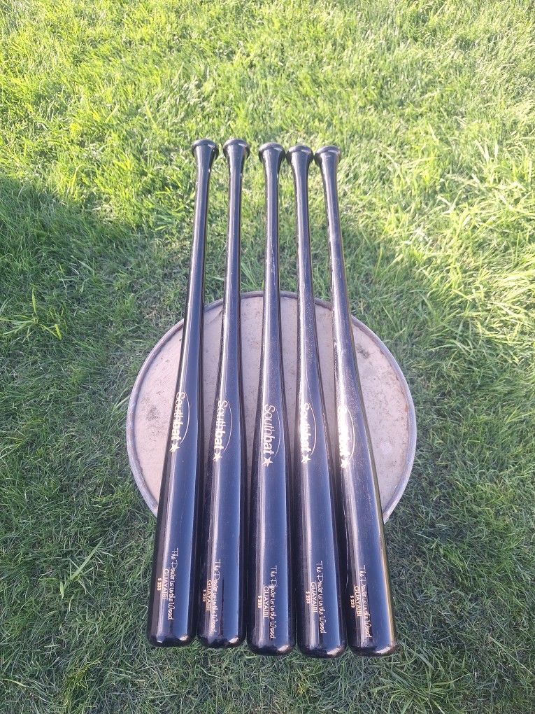 Southbat Baseball Bat, Maple Wood Black Guayaibi