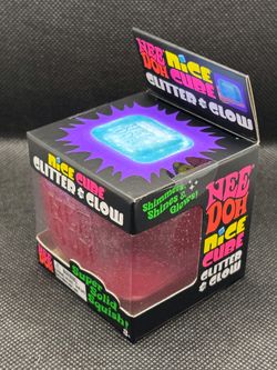 NeeDoh Nice Cube (Glitter & Glow)