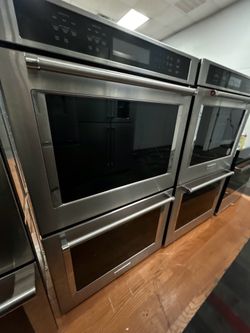 KitchenAid 30in Smart Double Wall Oven Stainless Steel Touchscreen Convection Built In