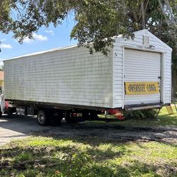 Sheds Relocated, Movemo Casita De Patio Container Rv Trailer Crane 