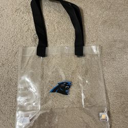 Carolina Panthers Clear Tote Bagp