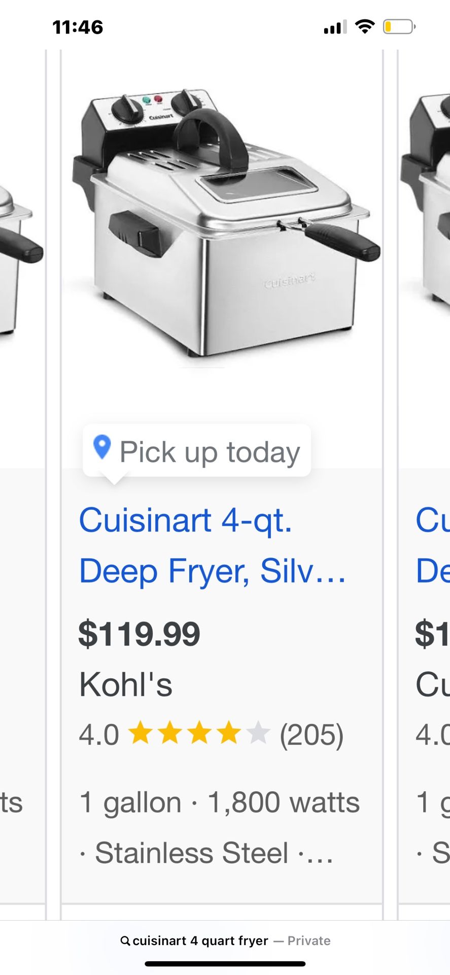 New Cuisinart Fryer