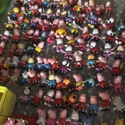 Pepe pig figure $3 Each