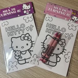 Birthday Party Custom Coloring Packs