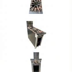 2 Burner 12" Gas Range Open Base Cabinet Montague MC12-5 Legend Series #3415