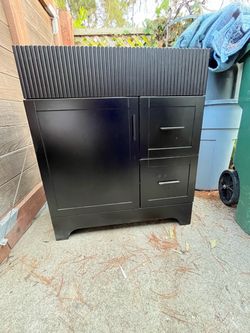 Black Bathroom Vanity