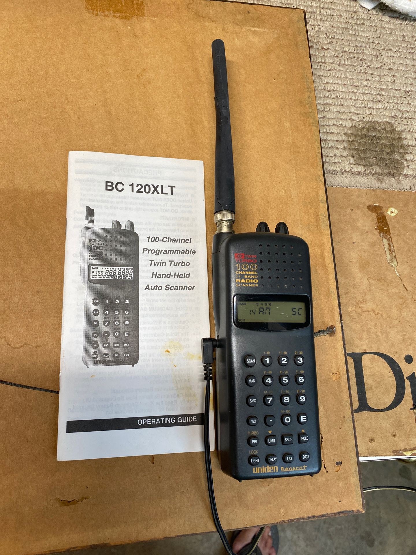 Uniden Bearcat BC120 XLT Scanner