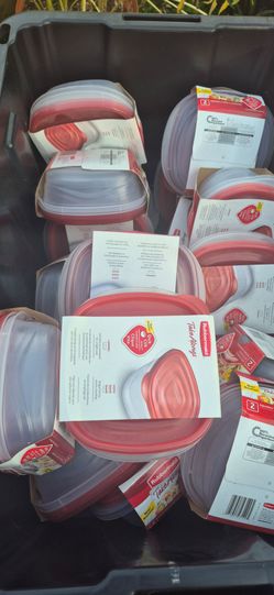 New Rubbermaid  containers