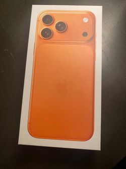 Orange iPhone 17 pro max 1TB unlocked
