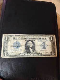 1923 $1 horse blanket note