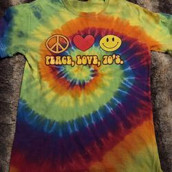 Peace, Love, 70's T-shirt  Size Small