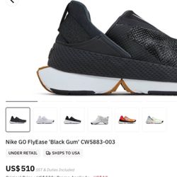 New Nike FLYEASE Size 10 U.S