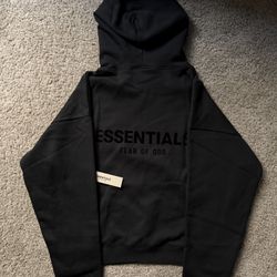Size Small Black Essentials Hoodie 