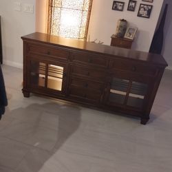 Brand New Wood Entertainment Console