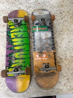 Two Used Complete Skateboards