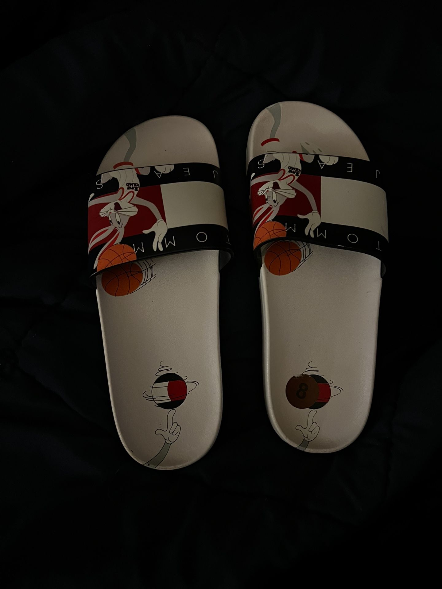 Tommy Hill space Jam Slides Size 8M