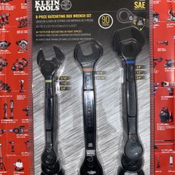  Klein Tools 90-Tooth Ratcheting Combo Wrench Set — SAE, 8-Piece 💯💪 
