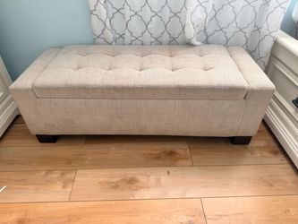 Ottoman bench with storage