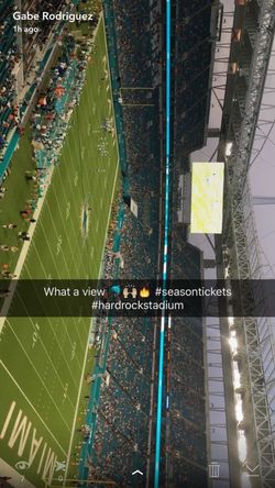 Miami Dolphins vs Cleveland browns 339 row 2 / 2 tickets