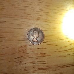 1964 Elizabeth 1cent Coin