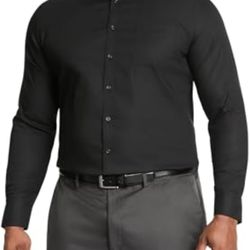 Michael Kors Men's Dress Shirt Travel Stretch Fit (Big and Tall)