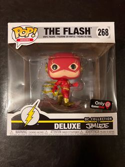Funko Pop The Flash #268 Deluxe Jim Lee GameStop Exclusive