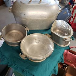 Vintage Aluminum Cookware Set.$150.00
