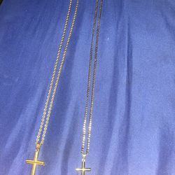 Gold Plated Cross Pendant Jewelry