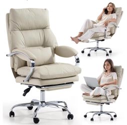 Ergonomic Pu Leather Executive Office Chair