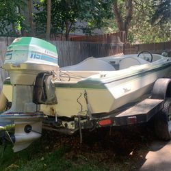 Speed Boat For Sale Have Not Stated It For Two Years , But Will Start It For The Serious Buyer . Asking 600.00 It’s 16 ‘ Long  Re- Carped It , 
