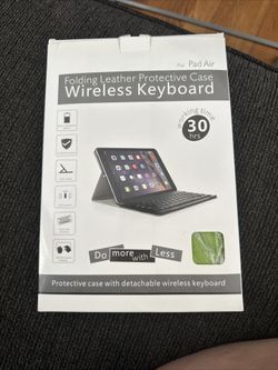 Folding Leather Protective Case Wireless Keyboard iPad Air 2 