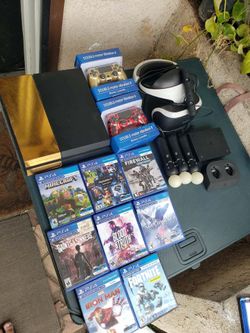 3 VR Joy Cons 1 VR Camera 1 Glasses 2 Controls sealed & 8 VR Games for $400! Or No Kit no Games $150! Playstation 4 PS4 500GB games $20! Or 6 for $100