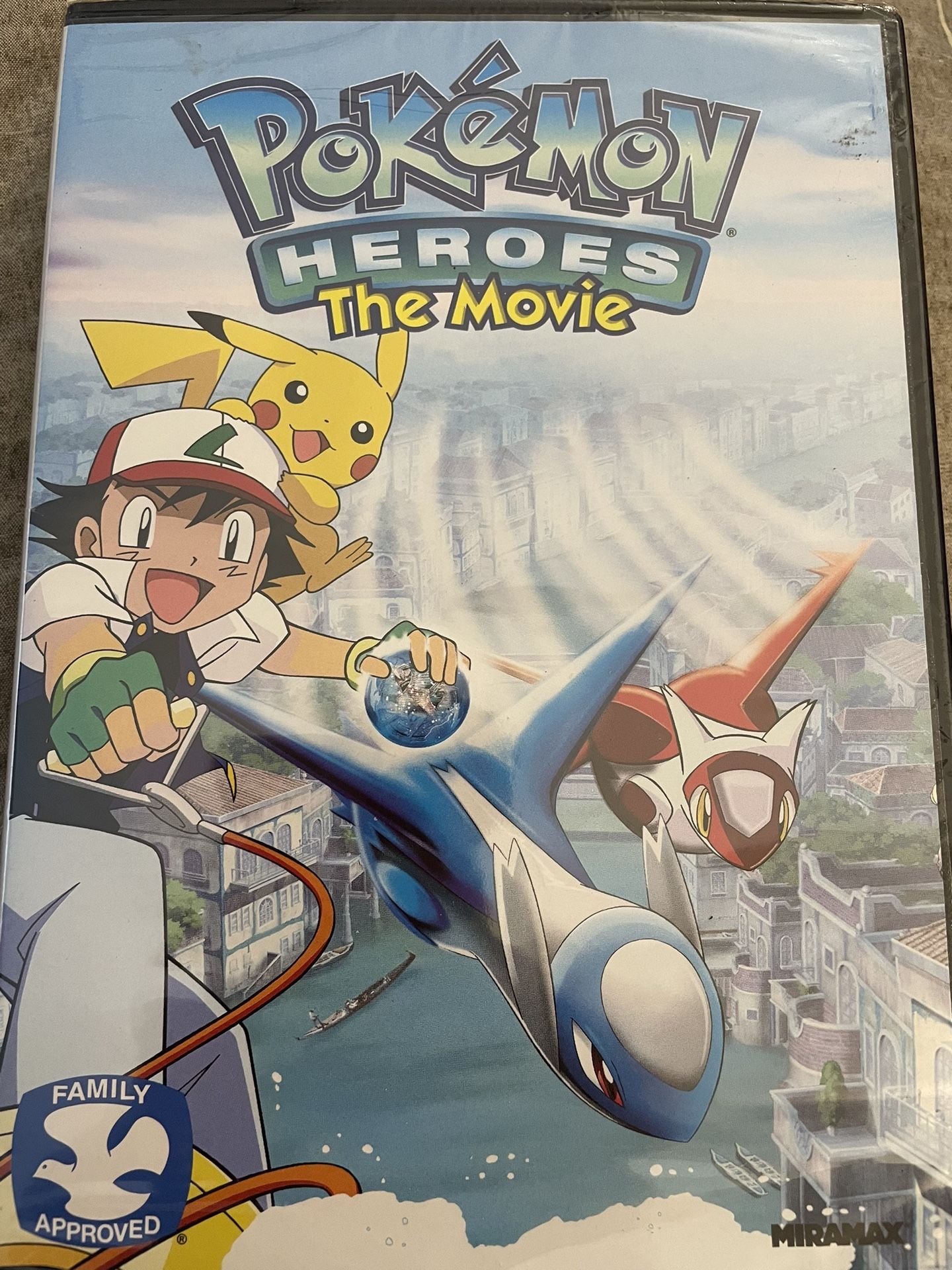 POKÉMON HEROES THE MOVIE (DVD-2003) NEW
